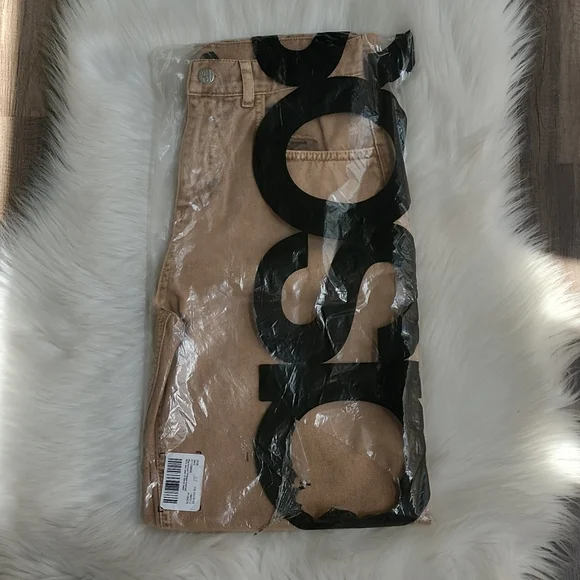 ASOS Reclaimed Vintage Inspired 90's Dad Jeans in Sand Wash W 26 NEW NWT - Picture 5 of 13